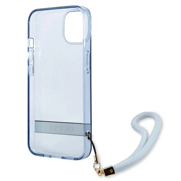 Guess GUHCP13MHTSGSB iPhone 13 6.1 "blue / blue hardcase Translucent Stapeng