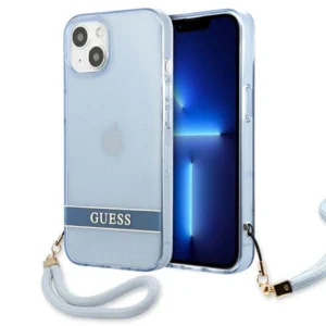 Guess GUHCP13SHTSGSB iPhone 13 mini 5,4 "blue / blue hardcase Translucent Stapeng