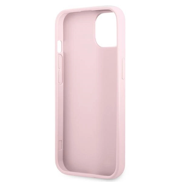 Guess GUHCP13SPSASBPU iPhone 13 mini 5,4 "purple / purple Saffiano Hot Stamp & Metal Logoeng