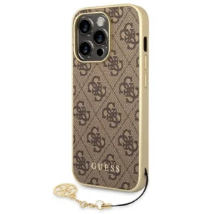 Guess GUHCP14LGF4GBR iPhone 14 Pro 6.1 "brown / brown hardcase 4G Charms Collectioneng