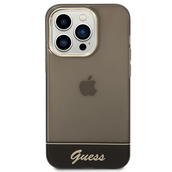 Guess GUHCP14LHGCOK iPhone 14 Pro 6.1 "black / black hardcase Translucenteng