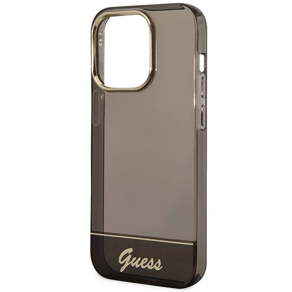 Guess GUHCP14LHGCOK iPhone 14 Pro 6.1 "black / black hardcase Translucenteng