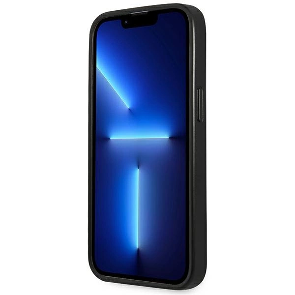 Guess GUHCP14LPSATLK iPhone 14 Pro 6.1" black/black hardcase SaffianoTriangle Logoeng