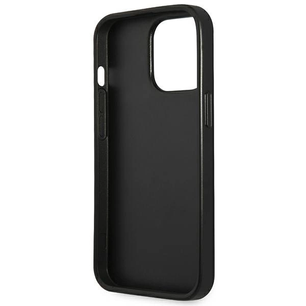 Guess GUHCP14LPSATLK iPhone 14 Pro 6.1" black/black hardcase SaffianoTriangle Logoeng
