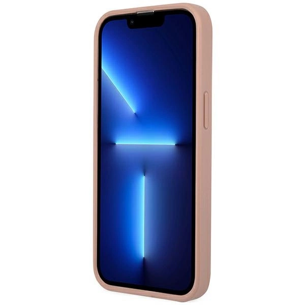 Guess GUHCP14LPSATLP iPhone 14 Pro 6.1 "pink / pink hardcase SaffianoTriangle Logoeng