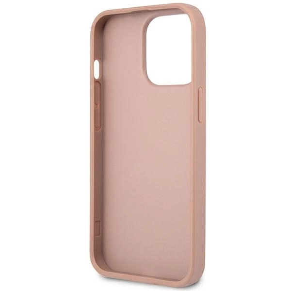 Guess GUHCP14LPSATLP iPhone 14 Pro 6.1 "pink / pink hardcase SaffianoTriangle Logoeng