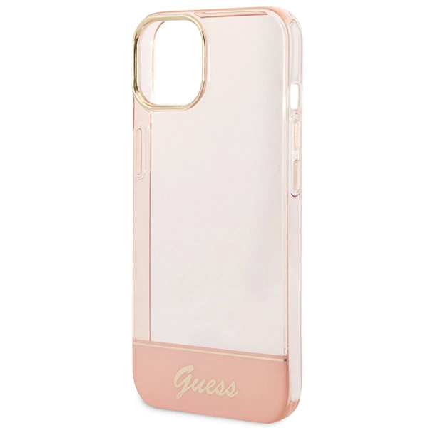 Guess GUHCP14MHGCOP iPhone 14 Plus 6.7 "pink / pink hardcase Translucenteng
