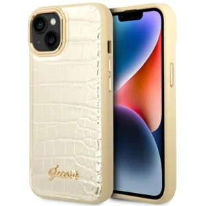 Guess GUHCP14MHGCRHD iPhone 14 Plus 6.7 "gold / gold hardcase Croco Collectioneng
