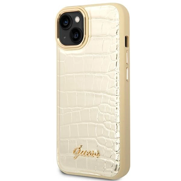 Guess GUHCP14MHGCRHD iPhone 14 Plus 6.7 "gold / gold hardcase Croco Collectioneng