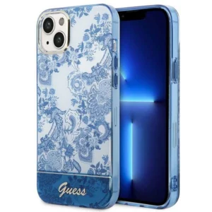 Guess GUHCP14MHGPLHB iPhone 14 Plus 6.7" blue/blue hardcase Porcelain Collectioneng