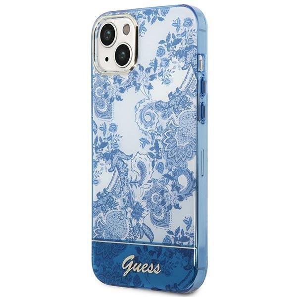 Guess GUHCP14MHGPLHB iPhone 14 Plus 6.7" blue/blue hardcase Porcelain Collectioneng
