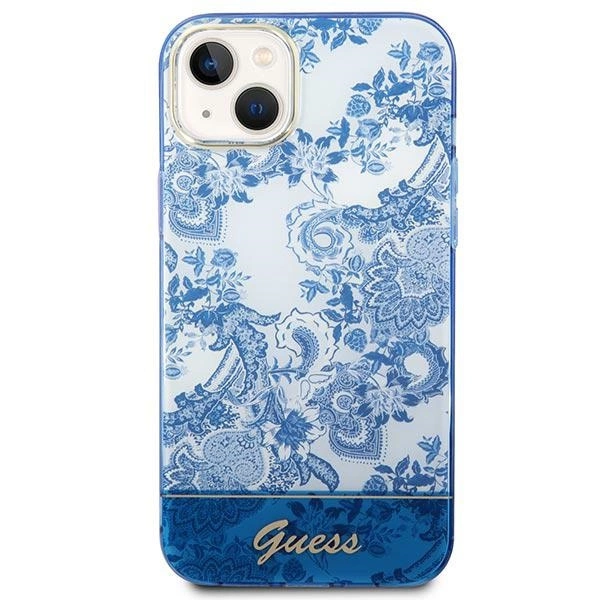 Guess GUHCP14MHGPLHB iPhone 14 Plus 6.7" blue/blue hardcase Porcelain Collectioneng