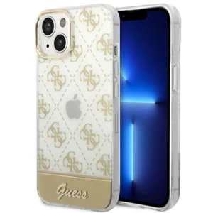 Guess GUHCP14SHG4MHG iPhone 14 6.1 "gold / gold hardcase 4G Pattern Scripteng
