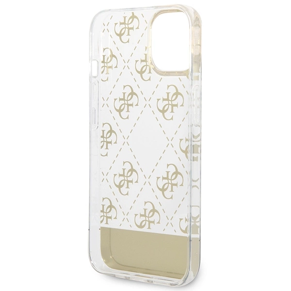 Guess GUHCP14SHG4MHG iPhone 14 6.1 "gold / gold hardcase 4G Pattern Scripteng
