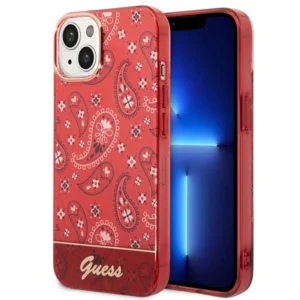 Guess GUHCP14SHGBNHR iPhone 14 6.1" red/red hardcase Bandana Paisleyeng