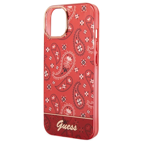 Guess GUHCP14SHGBNHR iPhone 14 6.1" red/red hardcase Bandana Paisleyeng