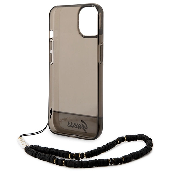 Guess GUHCP14SHGCOHK iPhone 14 6.1 "black / black hardcase Translucent Pearl Strapeng