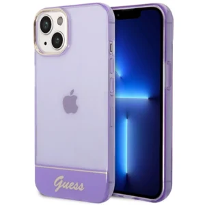 Guess Translucent iPhone 14 6.1" Case - Purpleeng