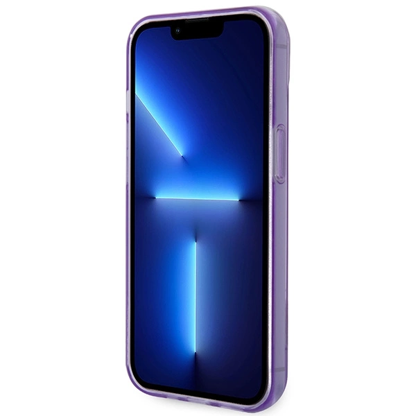 Guess Translucent iPhone 14 6.1" Case - Purpleeng