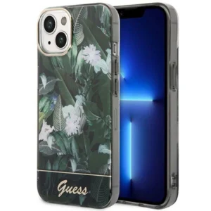 Guess Jungle Collection iPhone 14 Case - Greeneng