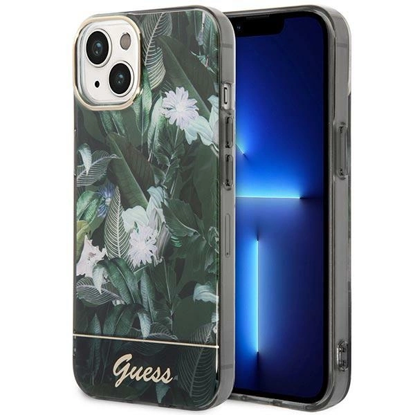Guess Jungle Collection iPhone 14 Case - Greeneng