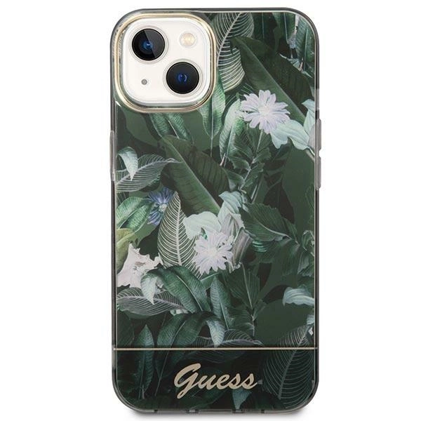 Guess Jungle Collection iPhone 14 Case - Greeneng