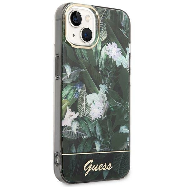 Guess Jungle Collection iPhone 14 Case - Greeneng
