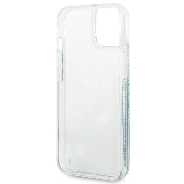 Guess GUHCP14SLFLSN iPhone 14 6.1 "green / green hardcase Flower Liquid Glittereng