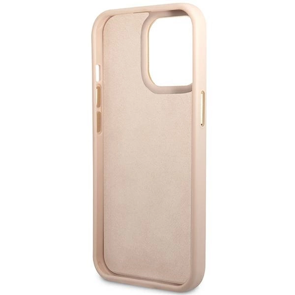 Guess 4G Vintage Gold Logo case for iPhone 14 Pro Max - pinkeng