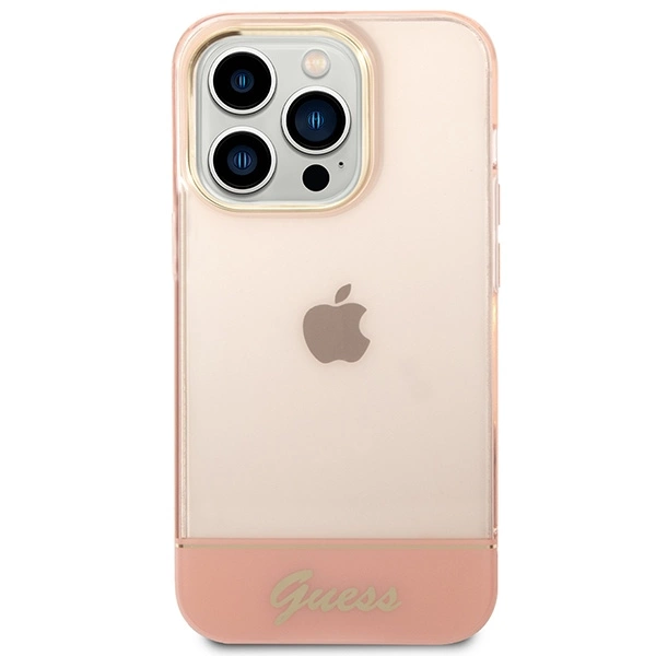 Guess Translucent iPhone 14 Pro Max 6.7" Case - Pinkeng