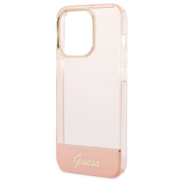 Guess Translucent iPhone 14 Pro Max 6.7" Case - Pinkeng