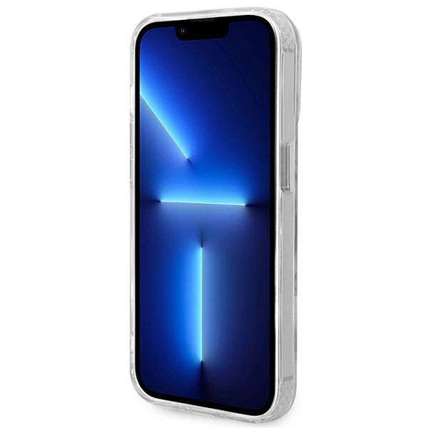 Guess GUHMP14LHTRMS iPhone 14 Pro 6.1" silver/silver hard case Metal Outline Magsafeeng