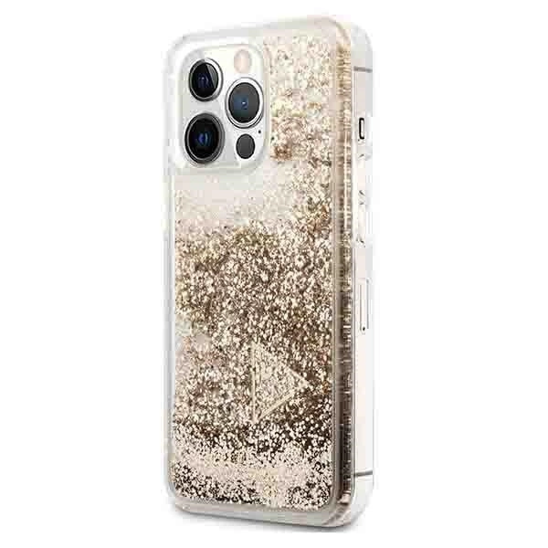 Guess GUOHCP14LGLHFLGO iPhone 14 Pro 6.1 "gold / gold hardcase Glitter Charmseng