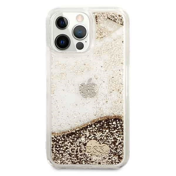 Guess GUOHCP14LGLHFLGO iPhone 14 Pro 6.1 "gold / gold hardcase Glitter Charmseng