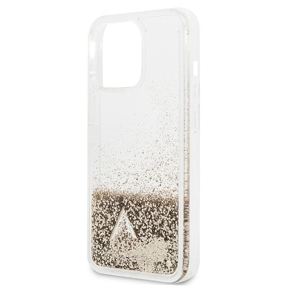 Guess GUOHCP14LGLHFLGO iPhone 14 Pro 6.1 "gold / gold hardcase Glitter Charmseng