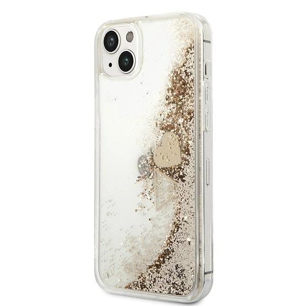 Guess GUOHCP14MGLHFLGO iPhone 14 Plus 6.7 "gold / gold hardcase Glitter Charmseng