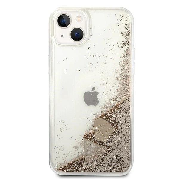 Guess GUOHCP14MGLHFLGO iPhone 14 Plus 6.7 "gold / gold hardcase Glitter Charmseng