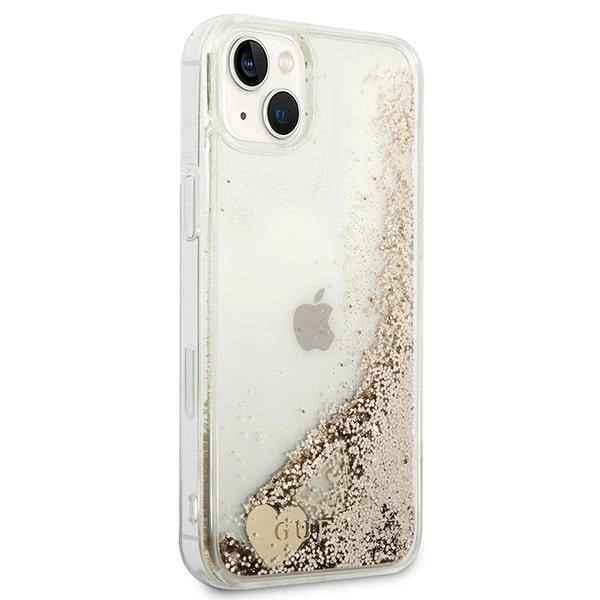 Guess GUOHCP14MGLHFLGO iPhone 14 Plus 6.7 "gold / gold hardcase Glitter Charmseng