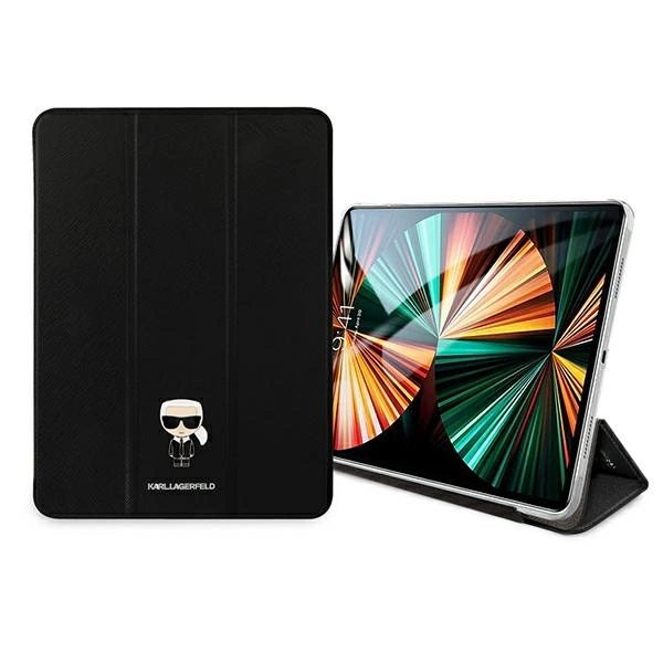 Karl Lagerfeld KLFC11OKMK iPad 11" Pro 2021 Book Cover czarny/black Saffiano Karl Iconiceng