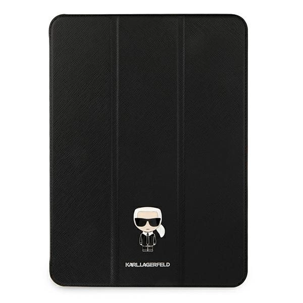 Karl Lagerfeld KLFC12OKMK iPad 12.9" Pro 2021 Book Cover czarny/black Saffiano Karl Iconiceng
