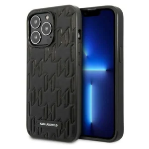 Karl Lagerfeld KLHCP13LMNMP1K iPhone 13 Pro / 13 6.1 "hardcase black / black Monogram Plaqueeng