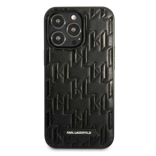 Karl Lagerfeld KLHCP13LMNMP1K iPhone 13 Pro / 13 6.1 "hardcase black / black Monogram Plaqueeng