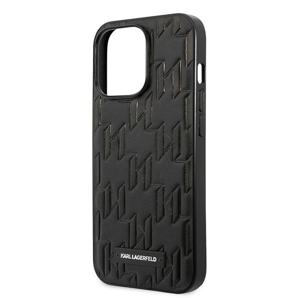 Karl Lagerfeld KLHCP13LMNMP1K iPhone 13 Pro / 13 6.1 "hardcase black / black Monogram Plaqueeng