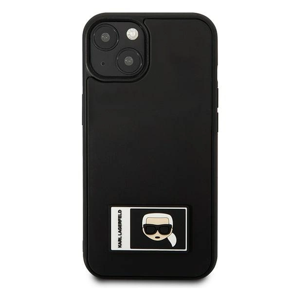 Karl Lagerfeld KLHCP13M3DKPK iPhone 13 6,1" czarny/black hardcase Ikonik Patcheng
