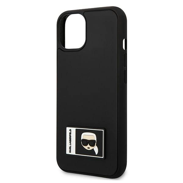 Karl Lagerfeld KLHCP13M3DKPK iPhone 13 6,1" czarny/black hardcase Ikonik Patcheng