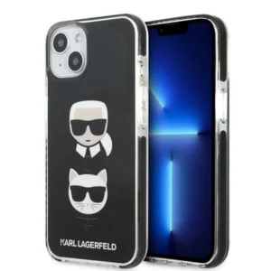 Karl Lagerfeld KLHCP13MTPE2TK iPhone 13 6,1" hardcase czarny/black Karl&Choupette Headeng