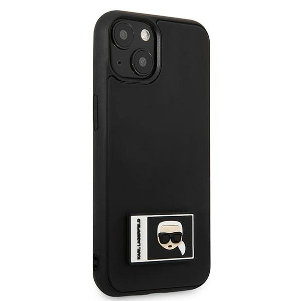 Karl Lagerfeld KLHCP13S3DKPK iPhone 13 mini 5,4 "black / black hardcase Ikonik Patcheng