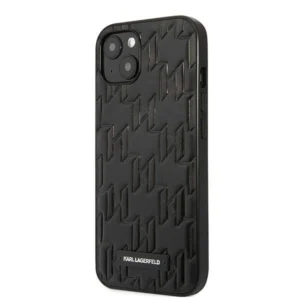 Karl Lagerfeld KLHCP13SMNMP1K iPhone 13 mini 5,4 "hardcase black / black Monogram Plaqueeng