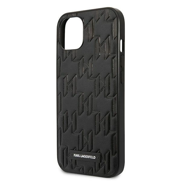 Karl Lagerfeld KLHCP13SMNMP1K iPhone 13 mini 5,4 "hardcase black / black Monogram Plaqueeng