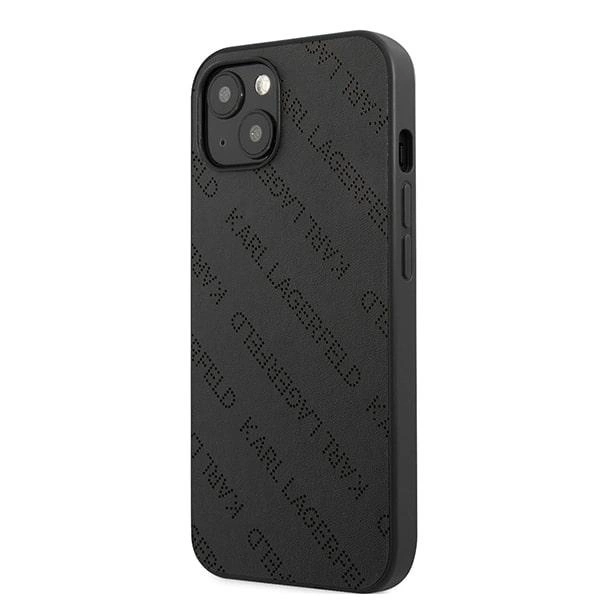 Karl Lagerfeld KLHCP13SPTLK iPhone 13 mini 5,4 "hardcase black / black Perforated Allovereng